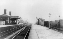 Mells Road Station looking towards Radstock 11th April 1933